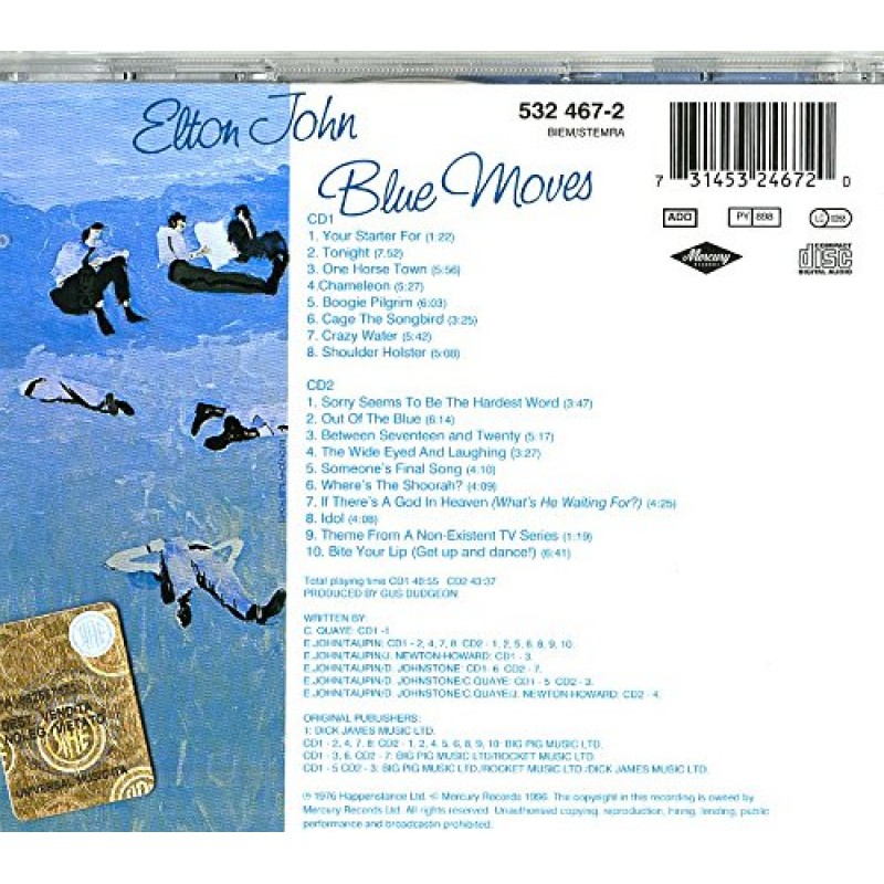 elton john blue moves album cover
